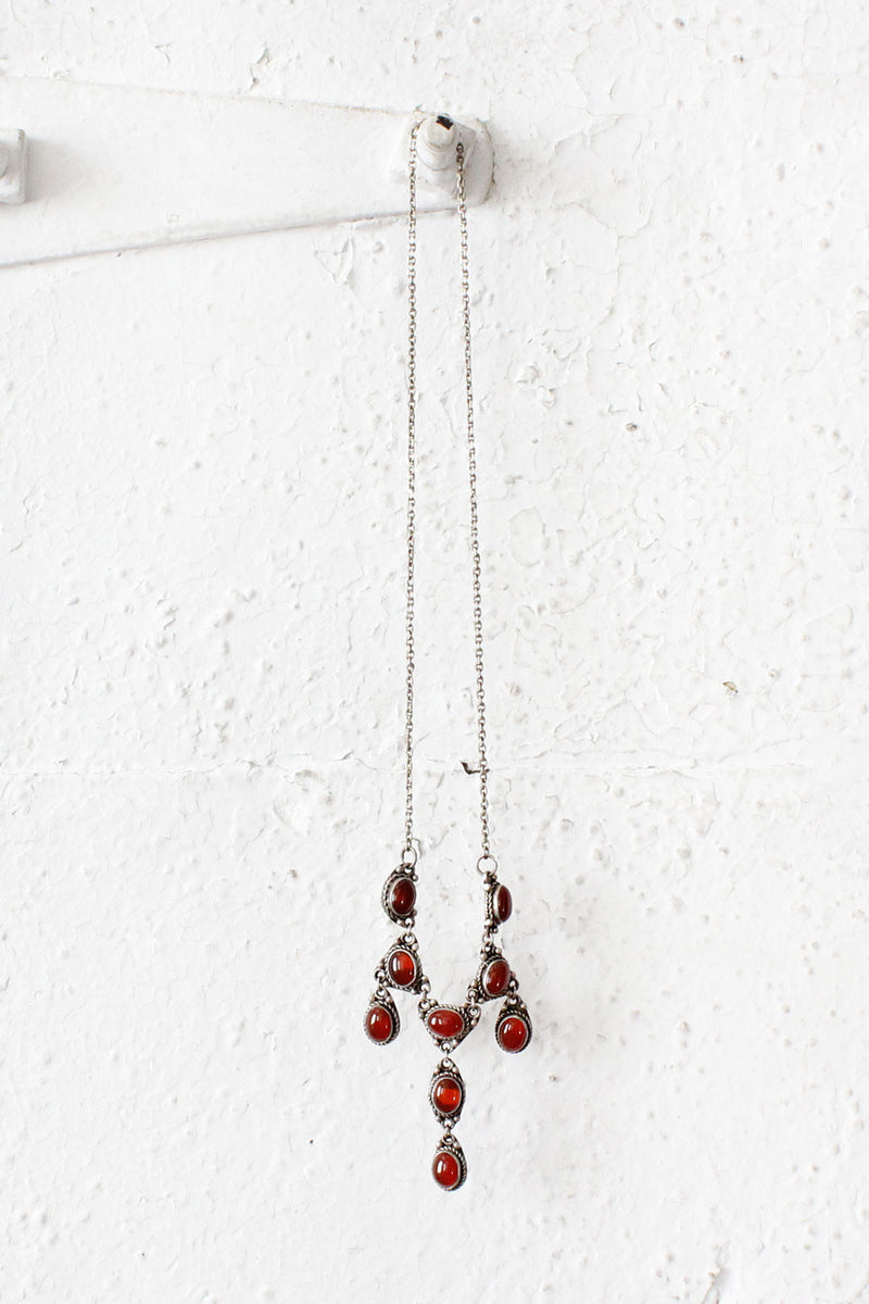 Agate Chandelier Necklace