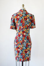 Adrianna Silk Floral Wrap Dress S/M