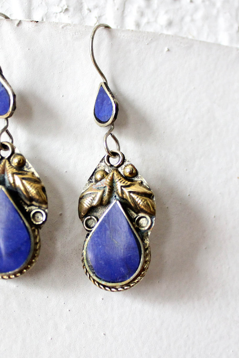Lapis Teardrop Earrings