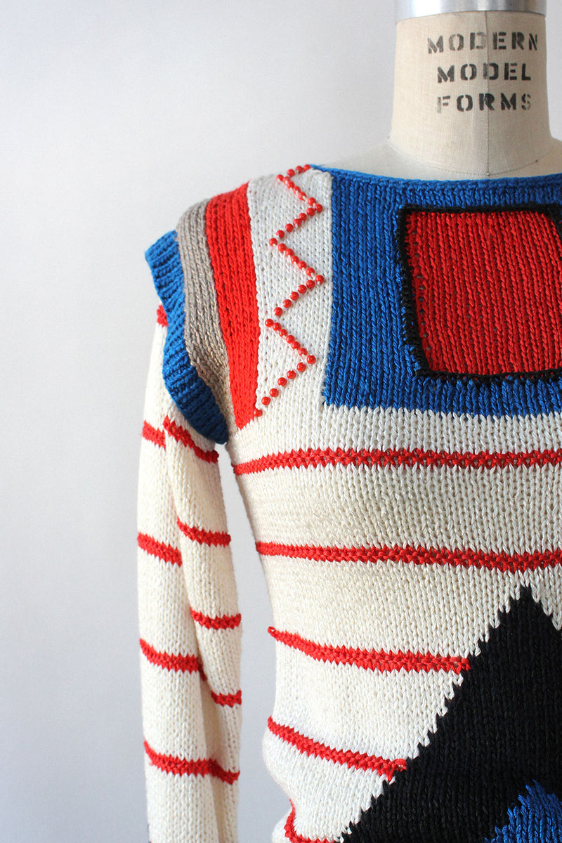 Nannell RWB Textural Sweater S