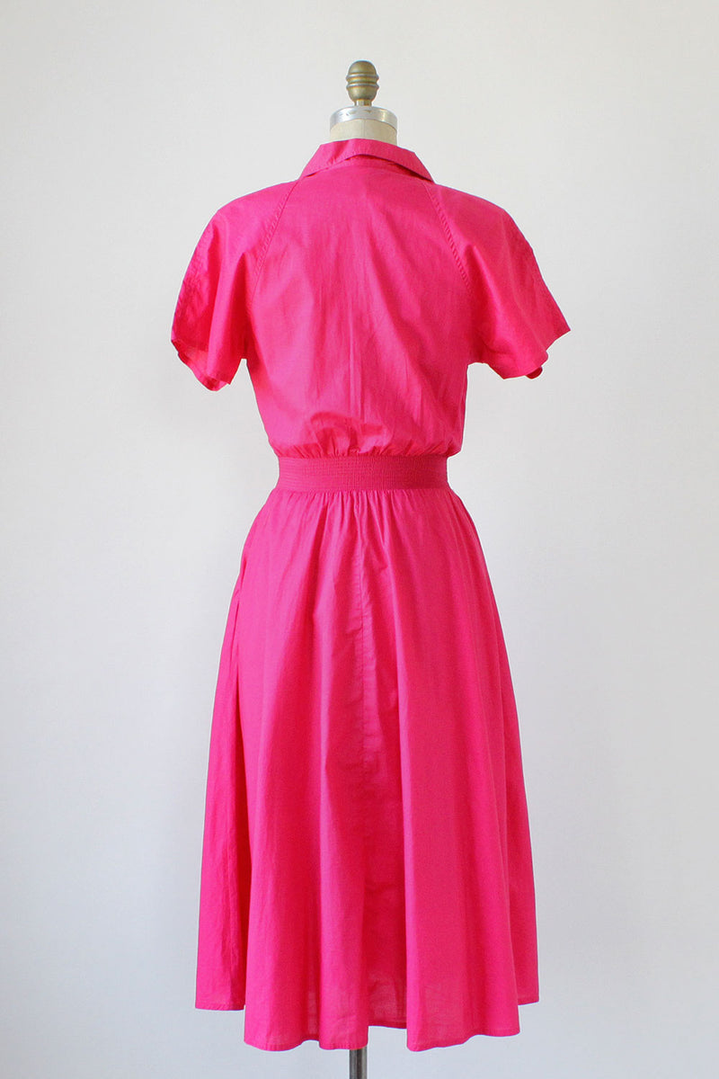 Hot Pink Chaus Shirtdress XS/S