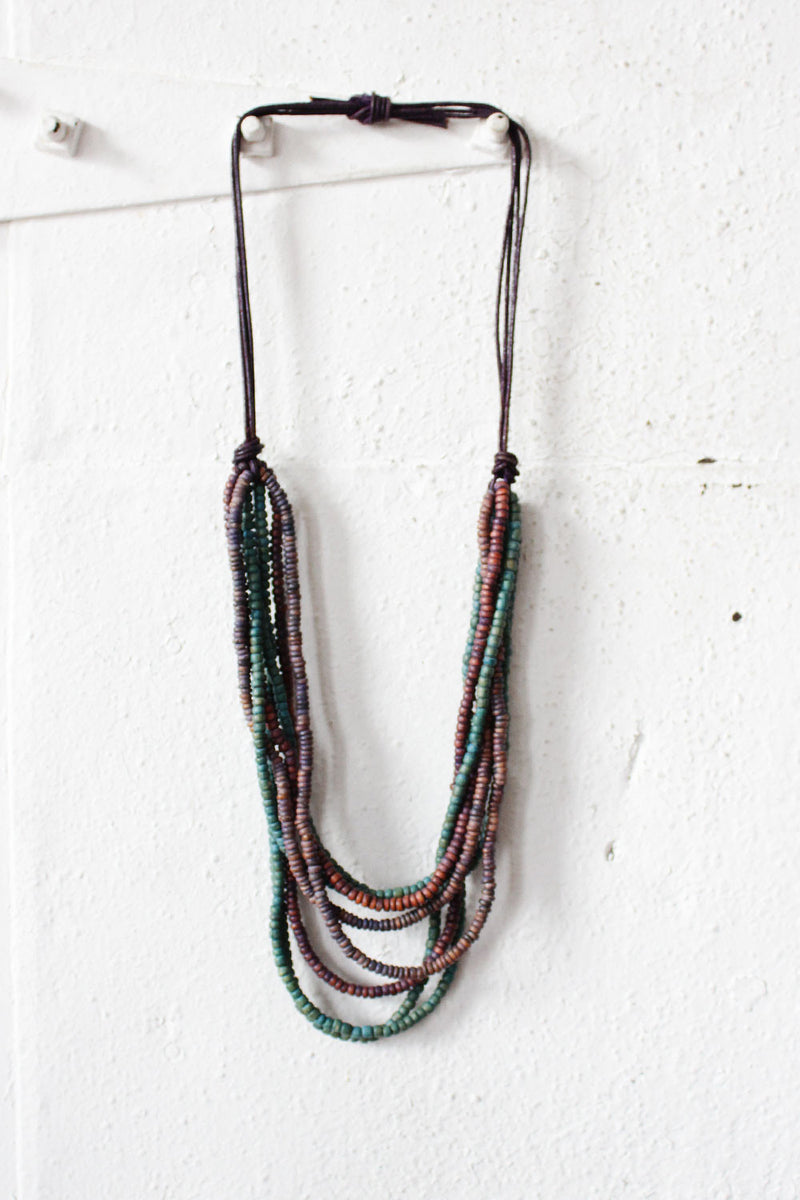 Teal Drop Necklace