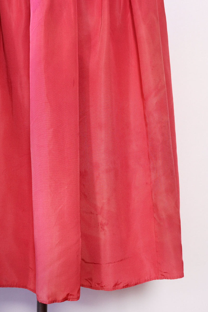 Raspberry 1940s Fairy Gown XS