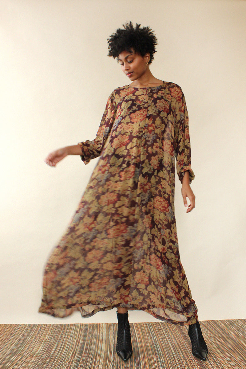 Blackberry Sheer Maxi M-XL