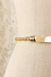 Golden Braid Skinny Belt