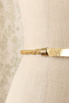 Golden Braid Skinny Belt