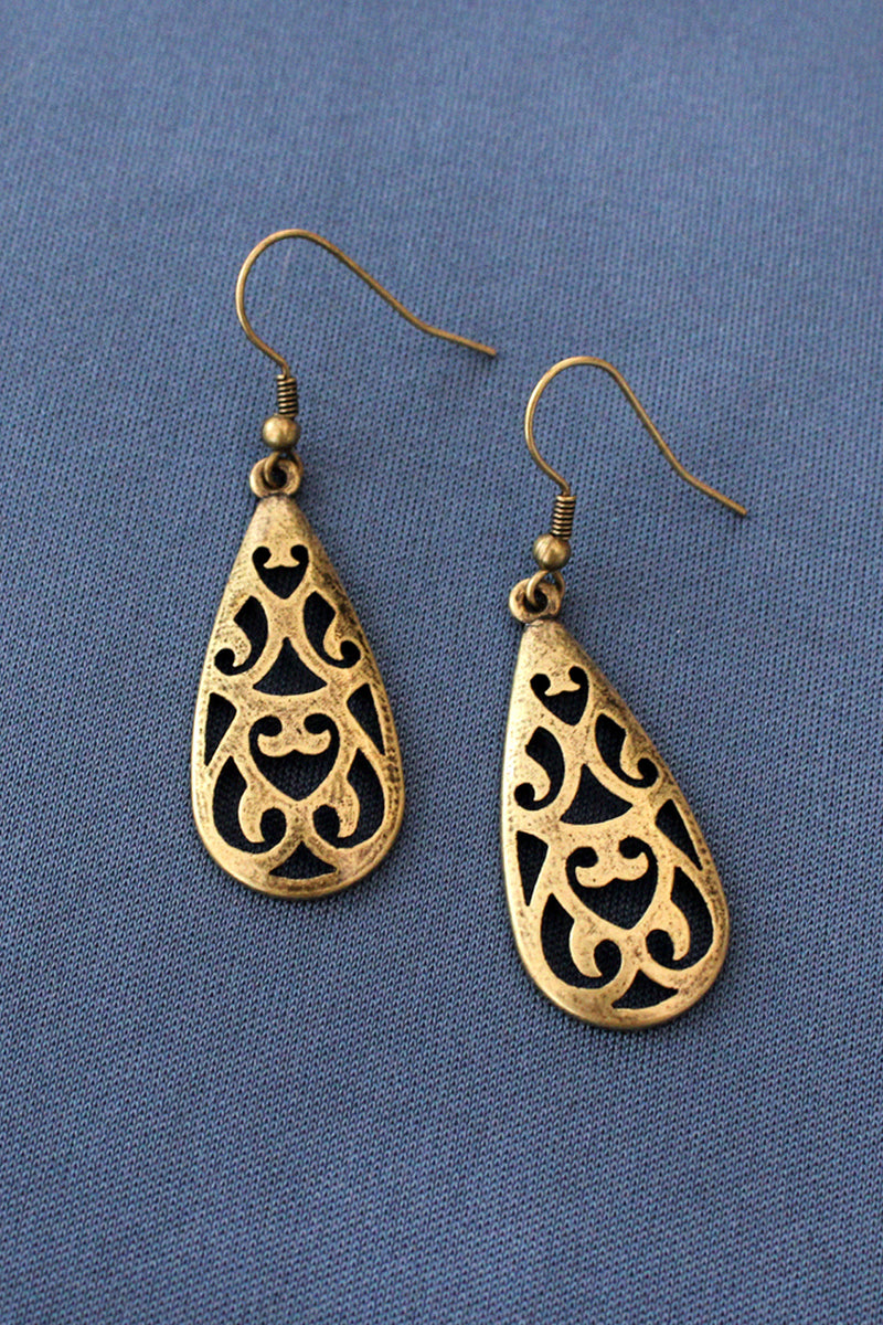 Scrolling Drop Earrings