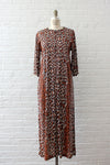 Leopard Print Caftan Dress S-L