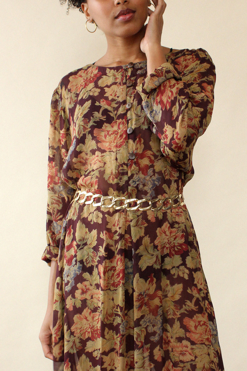 Blackberry Sheer Maxi M-XL
