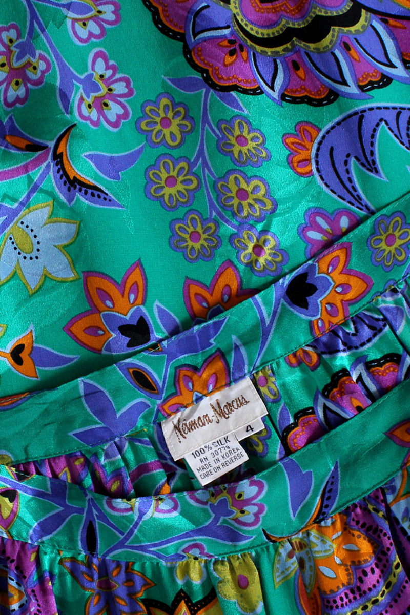 Rooftop Garden Silk Skirt XS