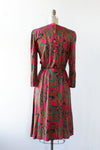 Pink Paisley Midi Dress M/L