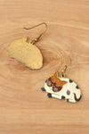 Kitty Enamel Earrings