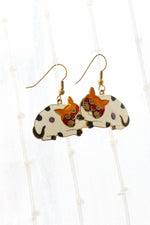 Kitty Enamel Earrings