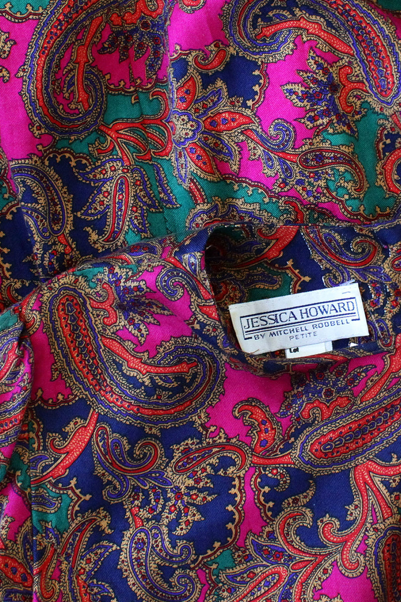 Pink Paisley Midi Dress M/L