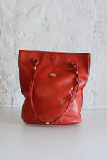 Vermillion 70s Leather Tote