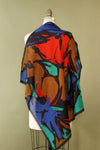 Abstract Colorblock Scarf
