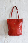 Vermillion 70s Leather Tote