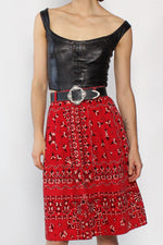 Bandana Corduroy Skirt XS/S