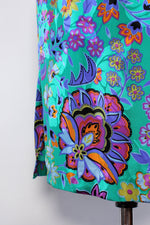 Rooftop Garden Silk Skirt XS