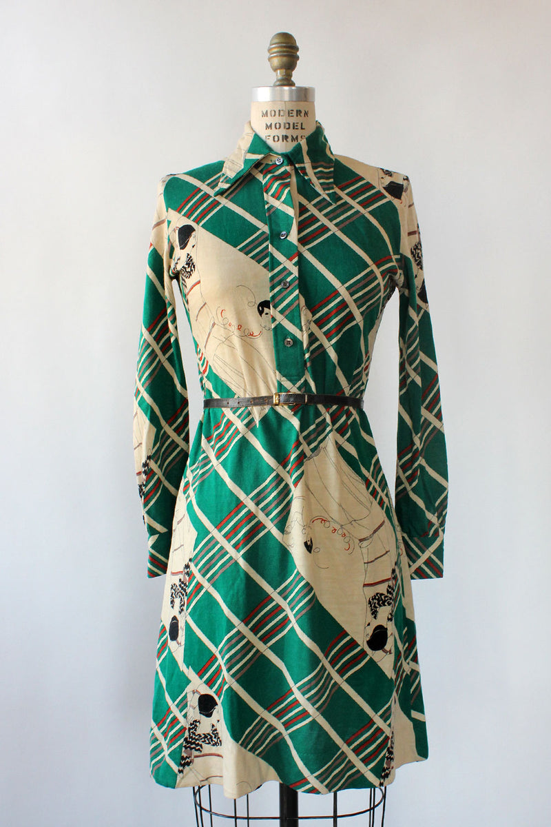 Lanvin Lady Print Dress S/M