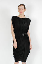 Disco Drape Dress S/M