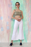 Honeycomb Cotton Flares S