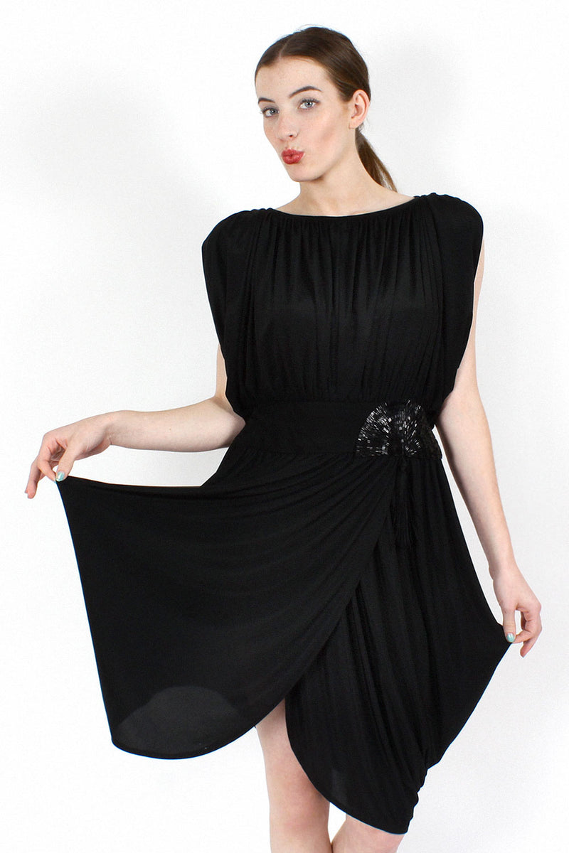 Disco Drape Dress S/M