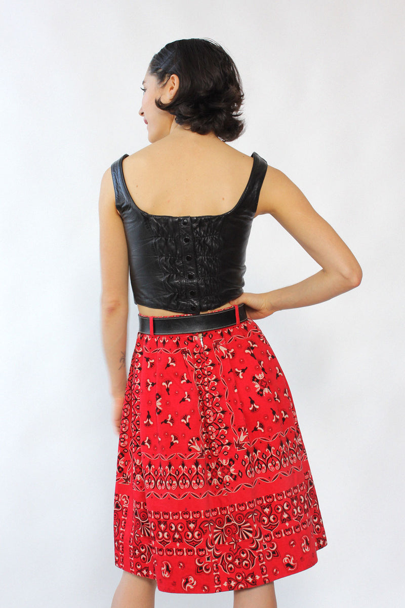 Bandana Corduroy Skirt XS/S
