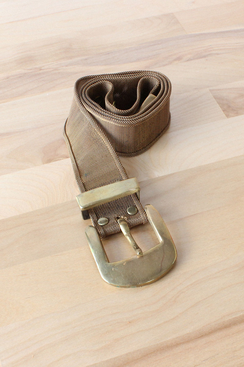 Bronzed Metal Mesh Belt