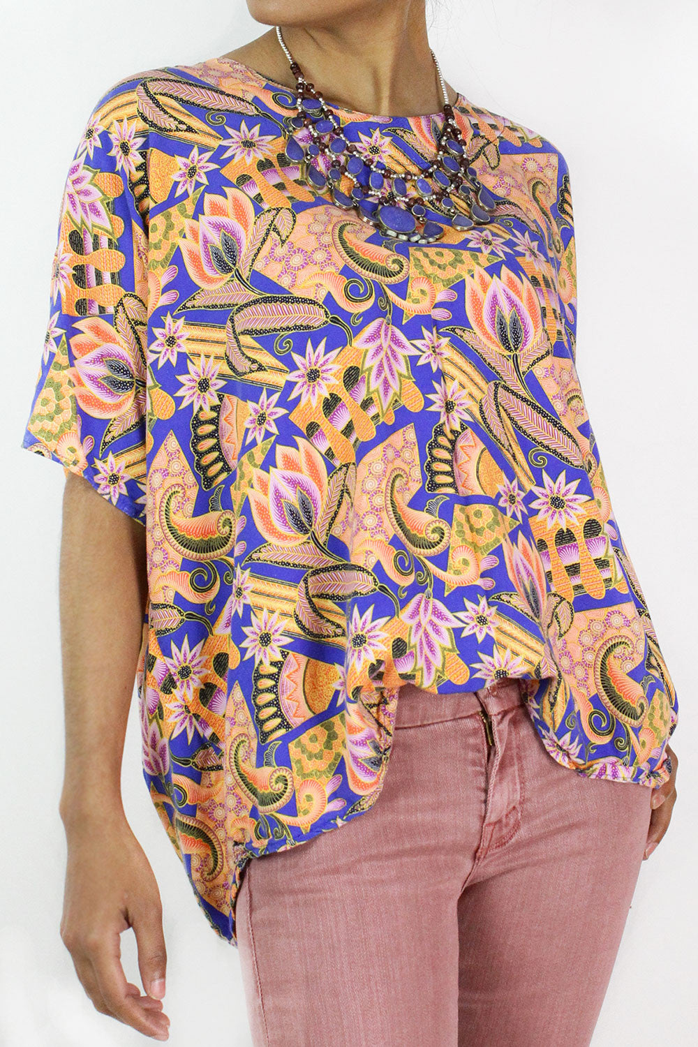 Ungu Paisley Top