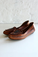 Embellished Leather Moccasins 8 1/2