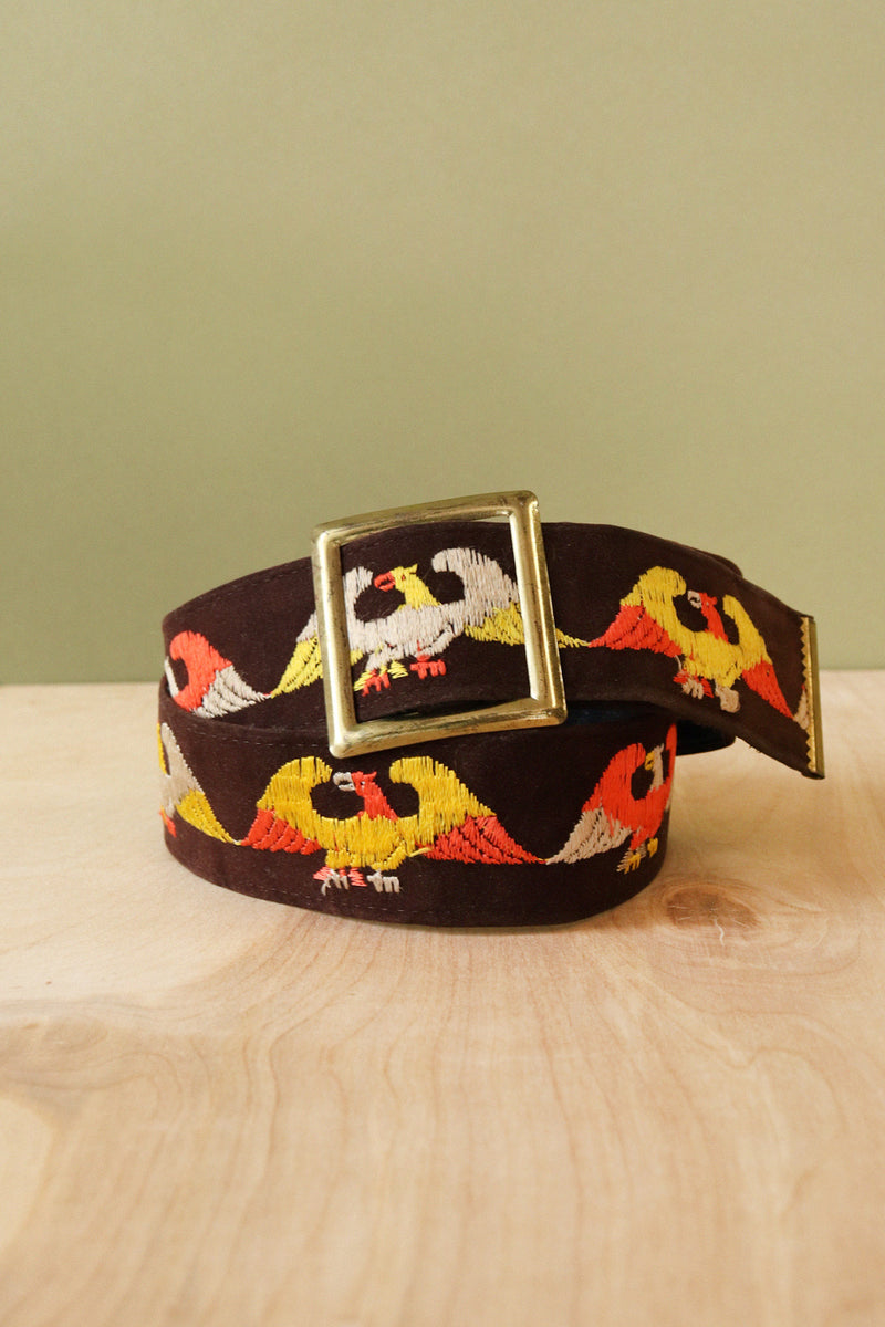 Eagle Embroidered Belt