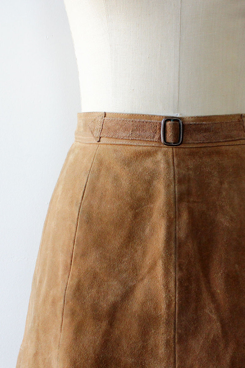 Fanny's Suede Trumpet Skirt S