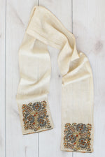 Antique Embroidered Scarf