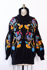 Vibrant Bouquet Embroidered Sweater M/L