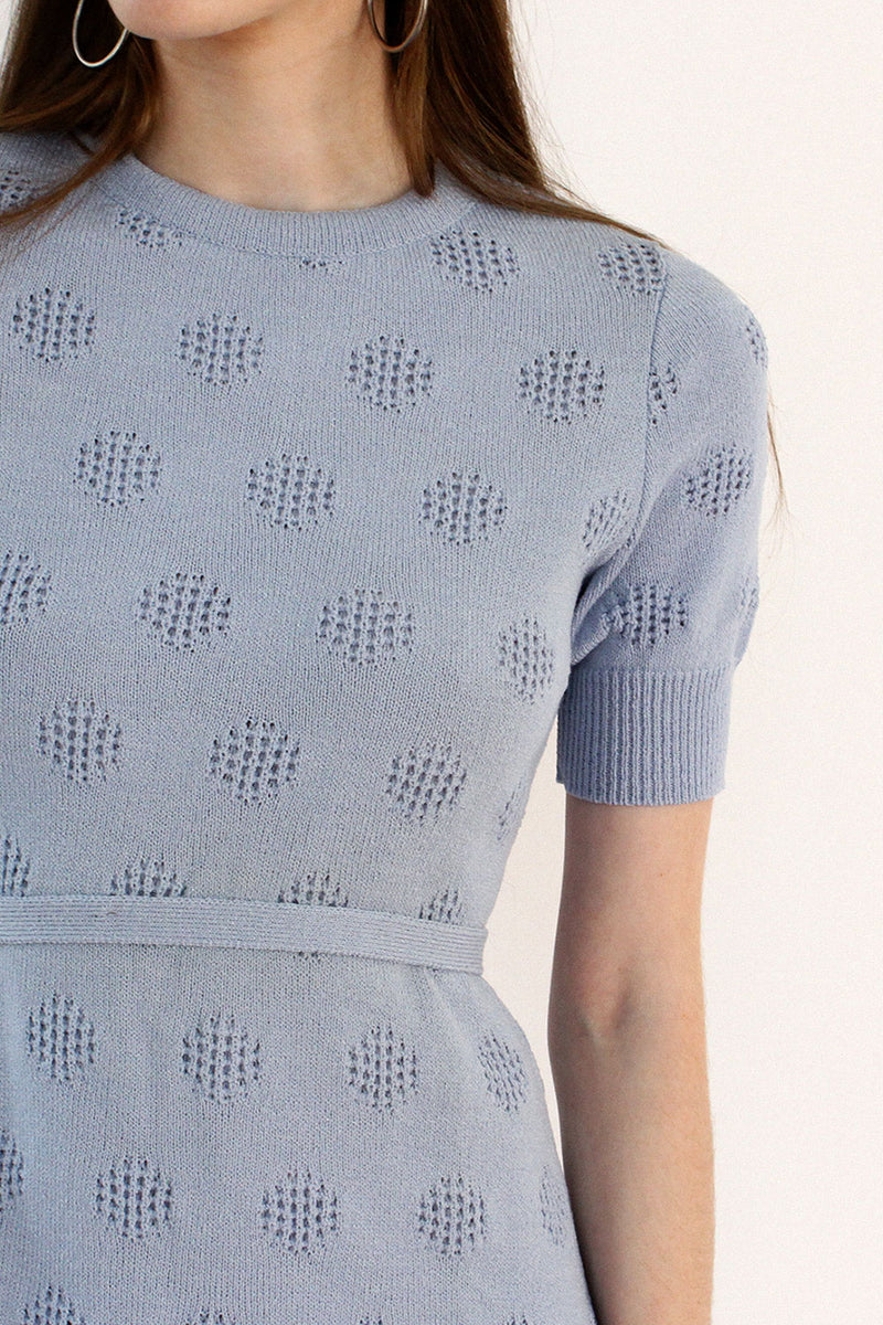 Goldworm Sky Blue Knit Dress XS/S