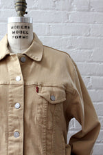 Khaki Levis Denim Trucker Jacket M