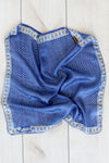 Blue Dot & Star Scarf