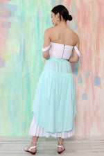 Seafoam Ruffled Petticoat Skirt S