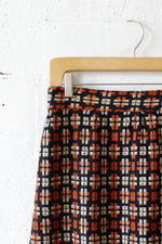 Woven Puzzle Maxi Skirt S/M