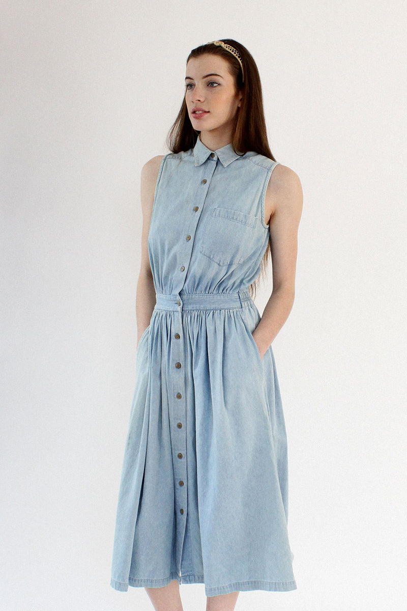 Washed Denim Shirtdress XS/S