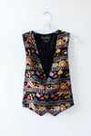 Nicole Miller Novelty Print Telephone Vest M