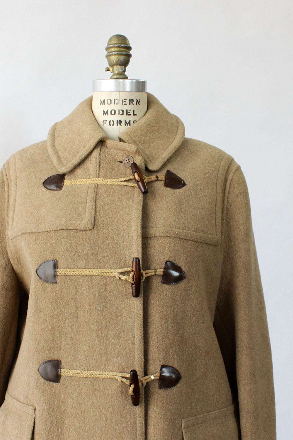 Ameri　2WAY COLLAR DUFFLE COAT BGSD Men Benjamin Wool Blend Single Breasted Walking Toggle