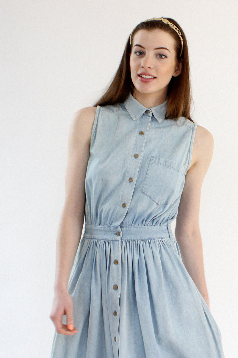 Washed Denim Shirtdress XS/S