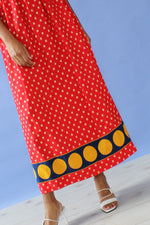 Circle Circle Dot Maxi Dress S/M