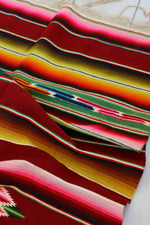 Woven Rainbow Serape Rug