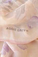 Aggie Soft Watercolor Floral Scarf