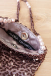 Alexia Petite Purple Bead Bag