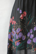 Moody Tulips Collar Dress XS-M