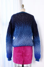 Mohair Ombré Rose Carmine Sweater S/M
